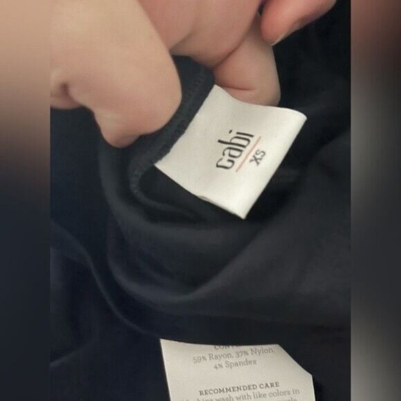 NWT Cabi Women's Chance Trouser Pants Wide Leg Navy Blue Size XS Pockets Stretch - Picture 5 of 6